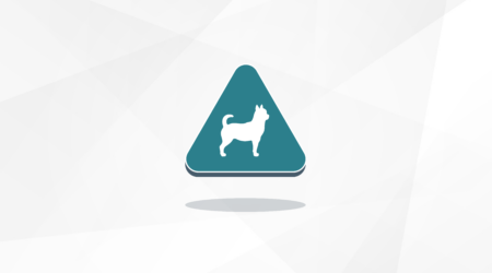 Dog bite alert icon