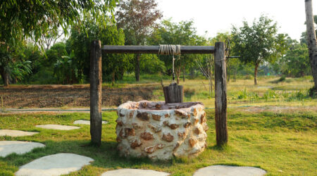 Image of a well on a farm