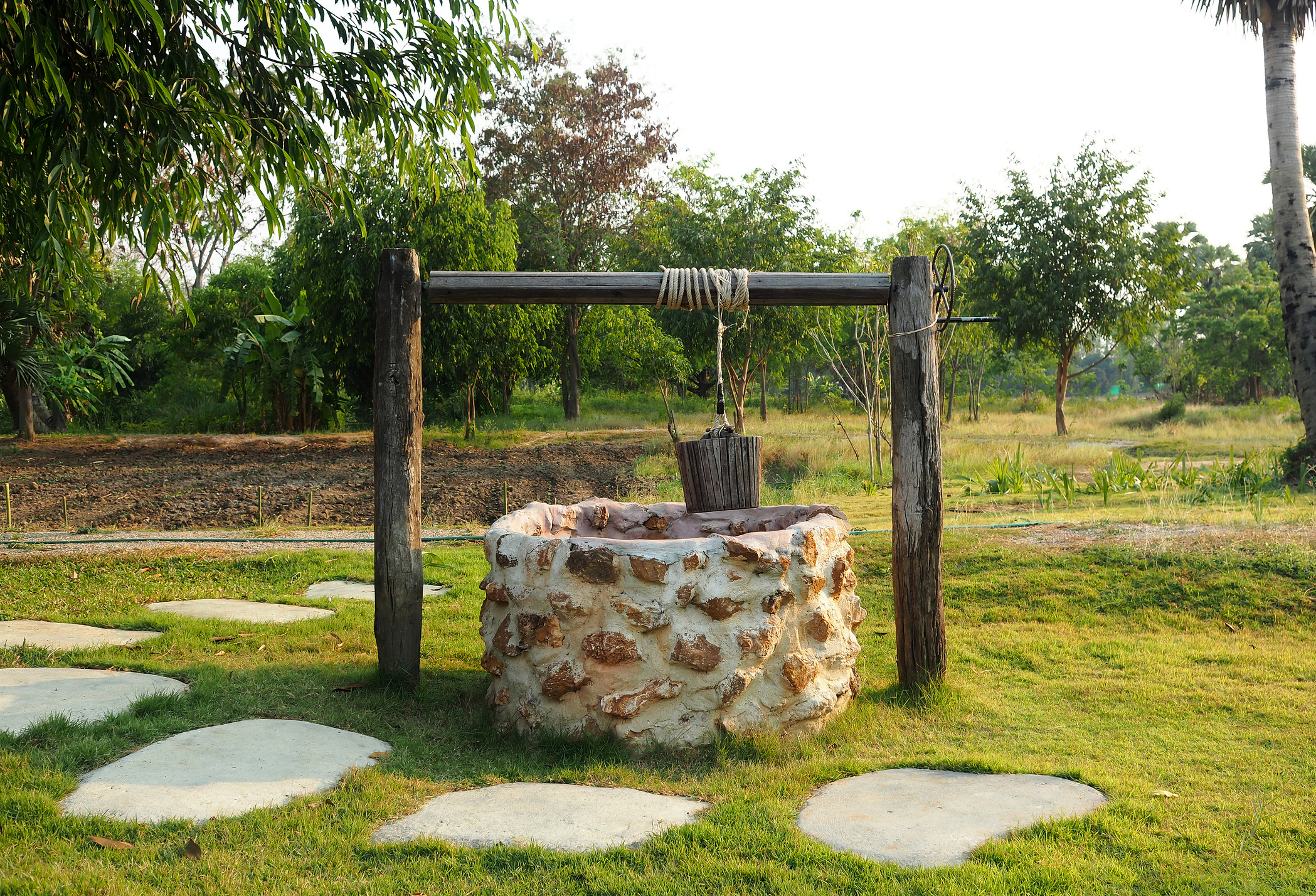Image of a well on a farm